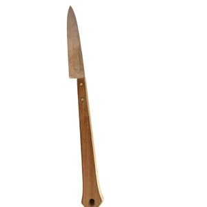 Vintage Flint Stainless Vanadium USA Wood Handle Kitchen Utility Knife